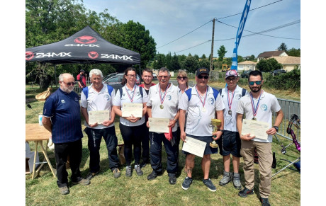 Championnat départemental 3D de Chauvigny, nos archers ont fait le carton plein de médailles !